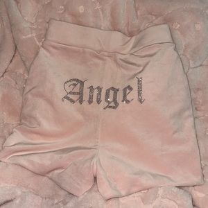 Meshki Angel Velour Shorts